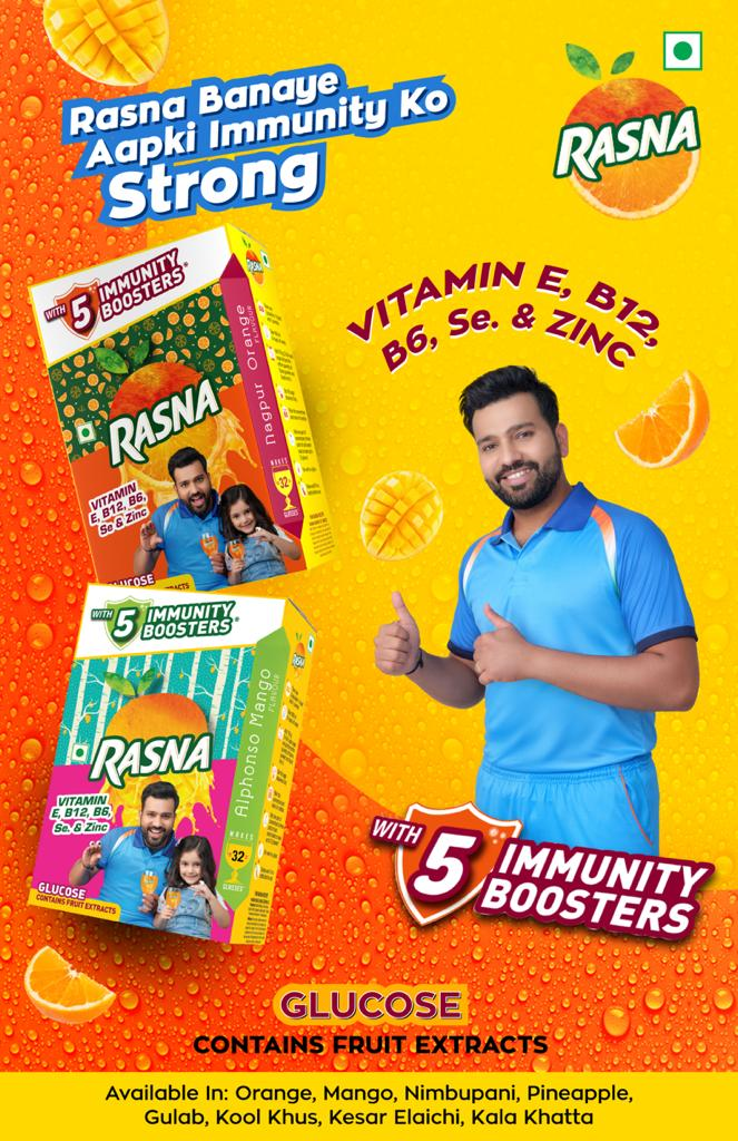 Rasna Launches Affordable Immunity Boosting Syrup Concentrates at Rs. 2/- a Glass