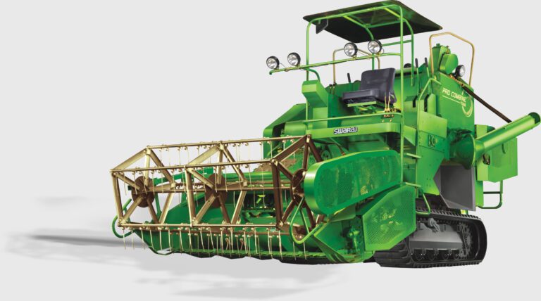 Swaraj Pro Combine 7060 Tracked Harvester to enable best-in-class acreage for farmers in Tamilnadu this Harvest season