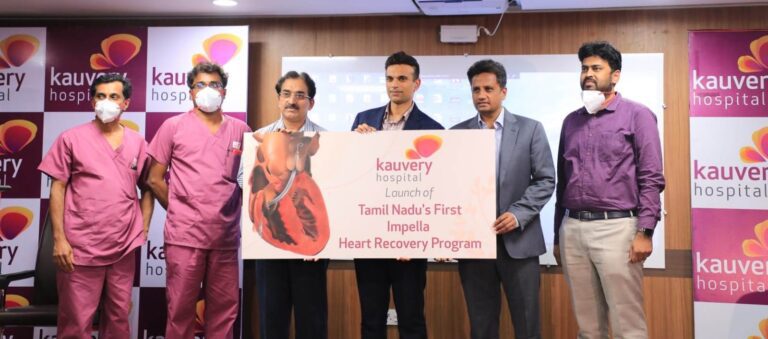 TN 1st Impella Heart Recovery Programme at Kauvery Hospital An 18yrs-old boy with COVID Myocarditis successfully recovered with Impella