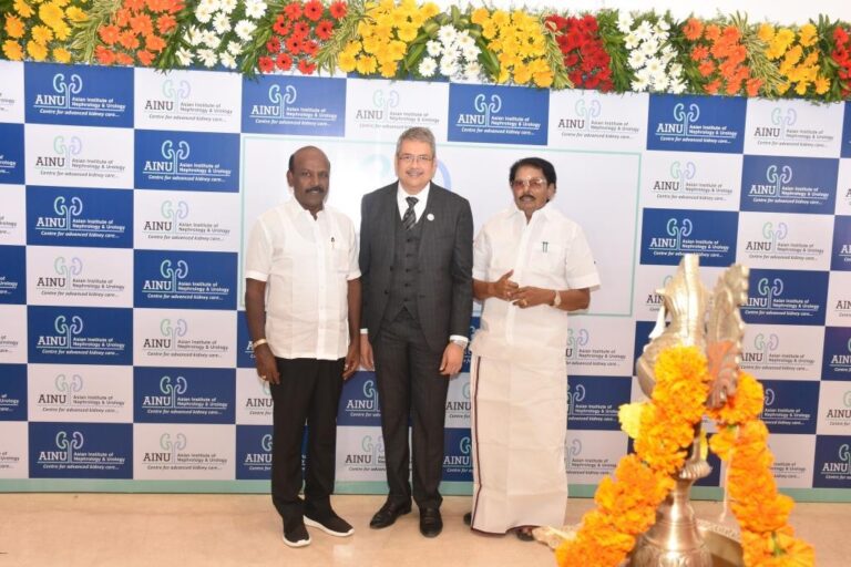 Asian Institute of Nephrology and Urology (AINU)Inaugurates its newest Hospital at Nungambakkam, Chennai 