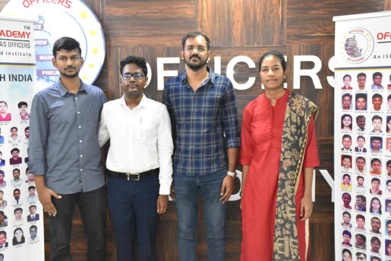 STUDENTS FROM OFFICERS IAS ACADEMY, CHENNAI SECURE TOP RANKS IN THE UPSC CIVIL SERVICES EXAM 2021 