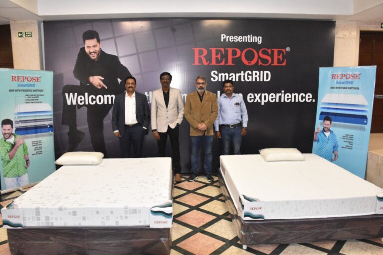 Repose Presenting 2variants of SmartGRID  latest mattress product using Japanese patented technology