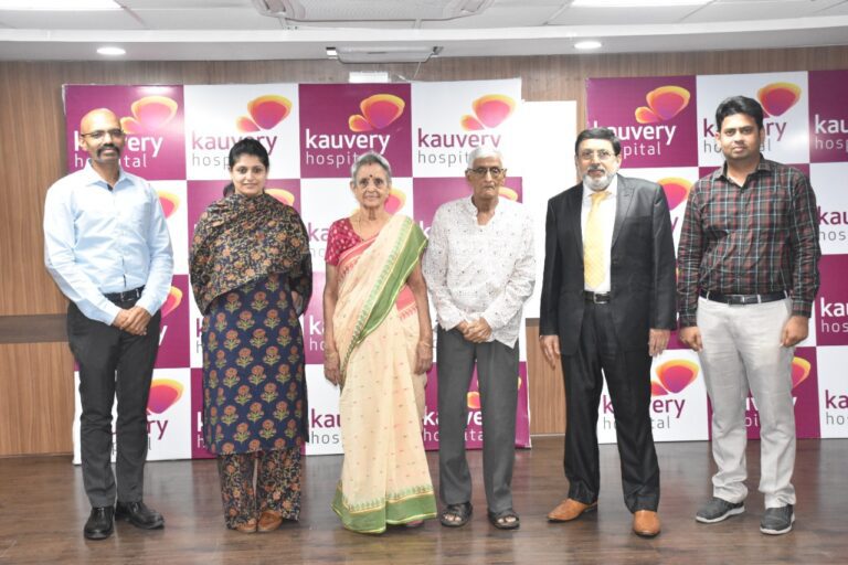 Kauvery Hospital helps in complete recovery of an 86-year-old woman with breast cancer for the second time in her lifetime Early Detection is the key for cure of cancer