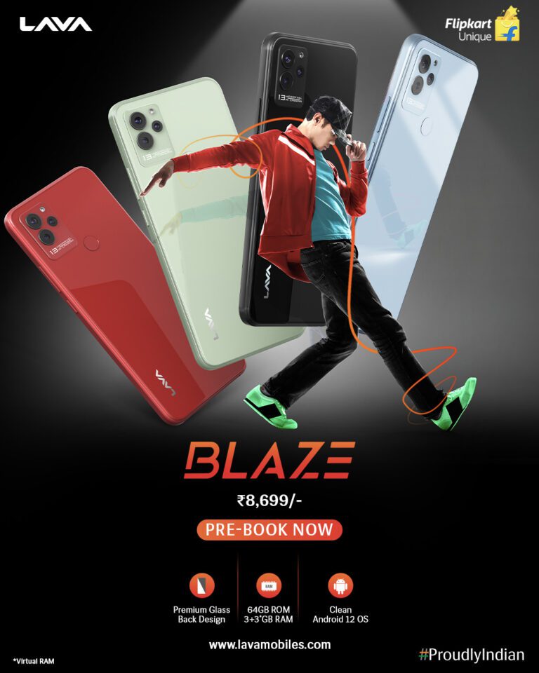 Blend of style, technology, and performance, Lava launches smartphone Blaze at Rs 8699 