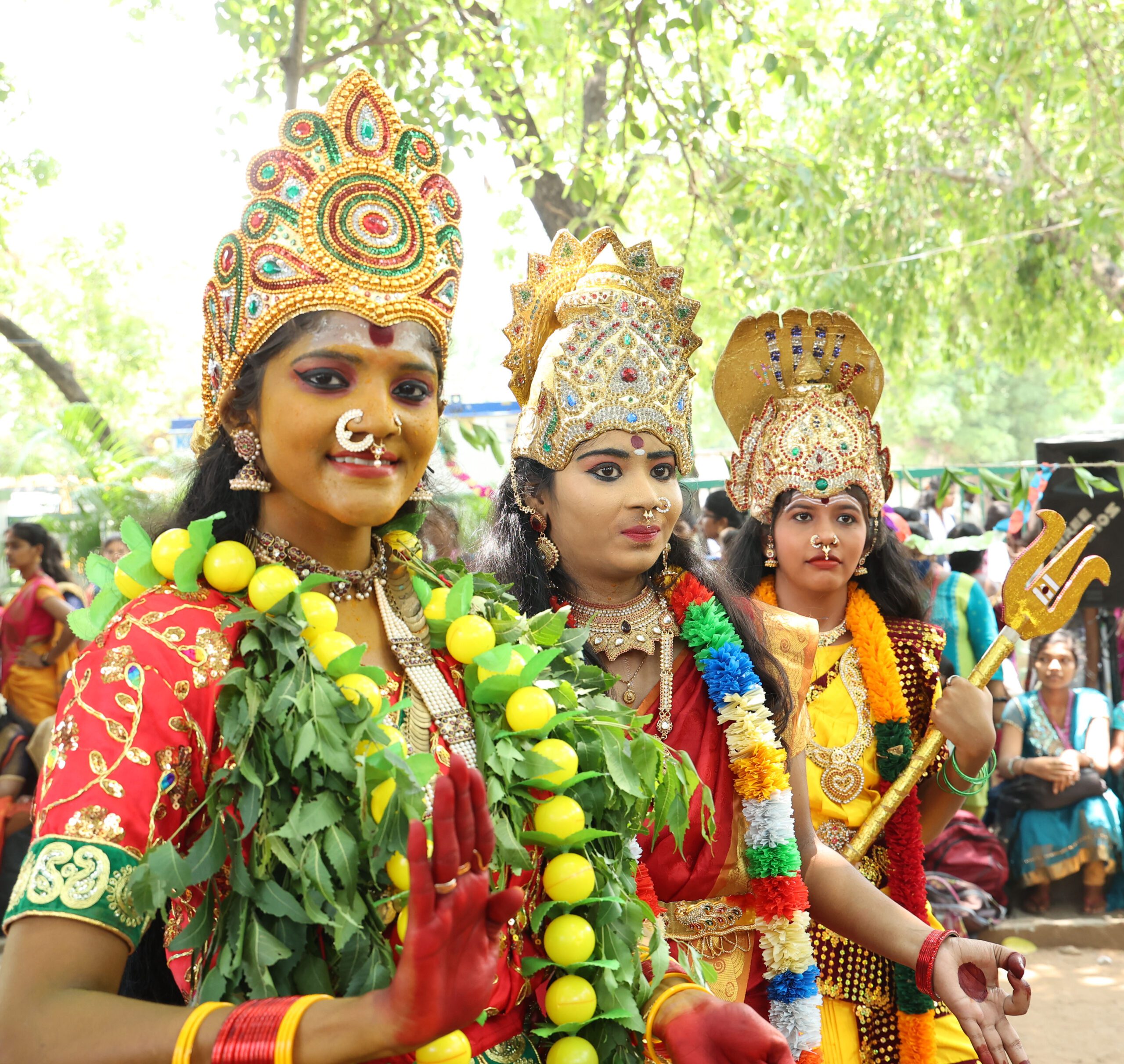 Aadi Perukku Celebration in Vibrant Colours at Dr. MGRJanaki College