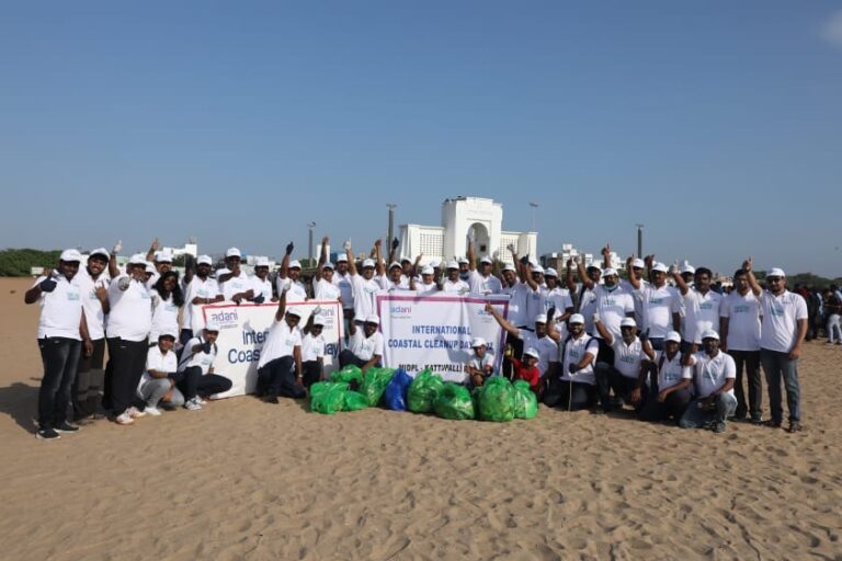 “Swachh Sagar, Surakshit Sagar” Coastal Cleanup Day by Adani Foundation & Katupalli Port team 
