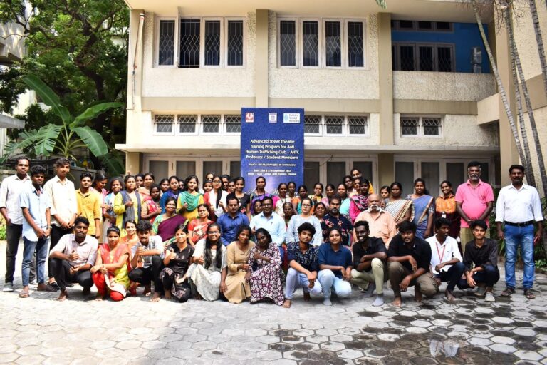 VALEDICTORY FUNCTION OF Advanced Street Theatre Training Program for AHTC Student and Professors in Chennai 