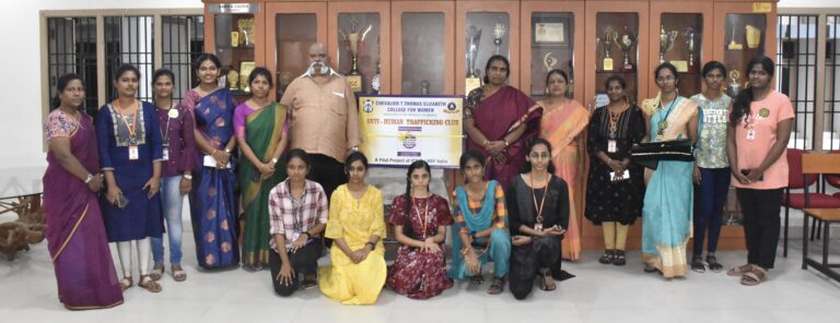 ANTI HUMAN TRAFFICKING CLUB A Pilot Project of lCWO / HSF INDIA INAUGURATION @CTTE College