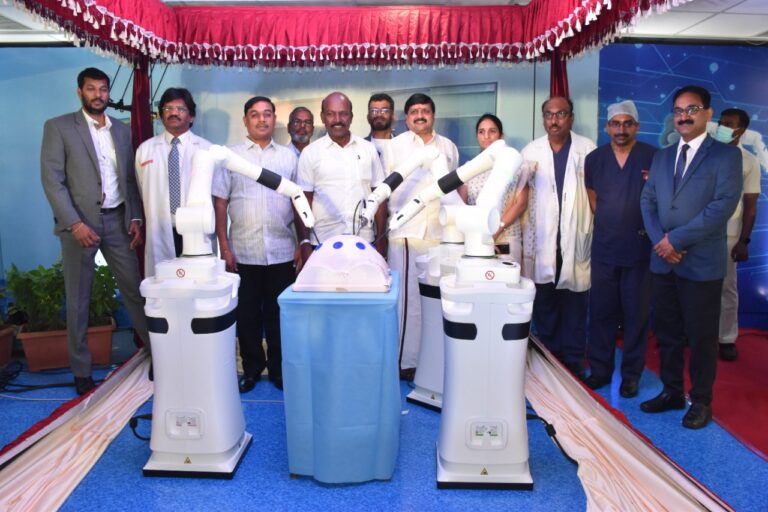 Ma. Subramanian inaugurated CMR’s Versius Robotic Surgical System at SIMS Hospital, Vadapalani 