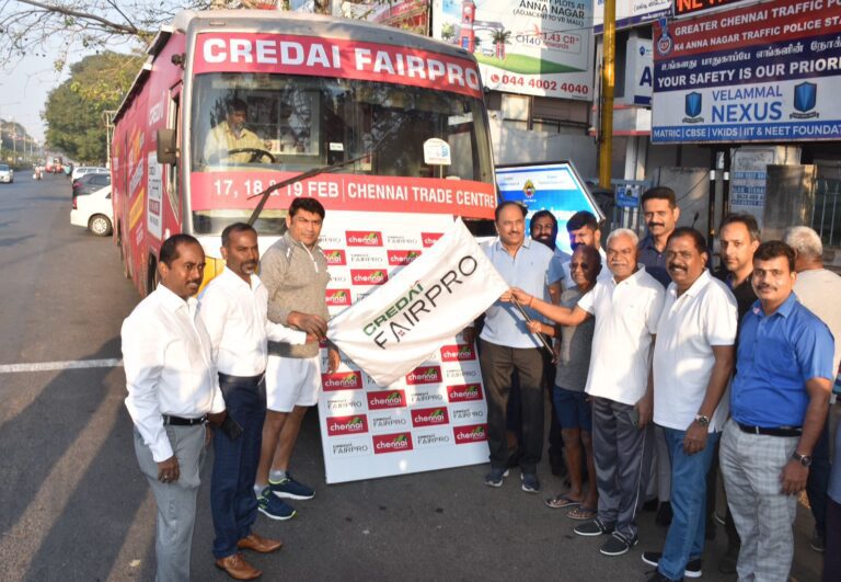 Public Outreach Drive for FAIRPRO 2023 Launched by CREDAI Chennai