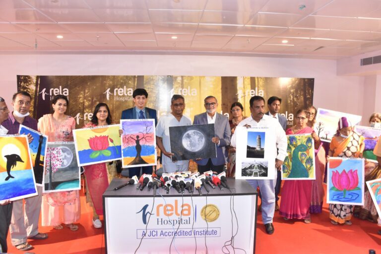 Exhibition Featuring Paintings of Parkinson’s Patients Held at Rela Hospital