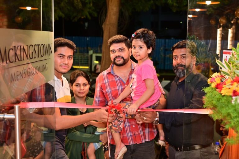 MCKINGSTOWN” MEN’S GROOMING LAUNCHED at Vijayaraghavapuram,  Saligramam