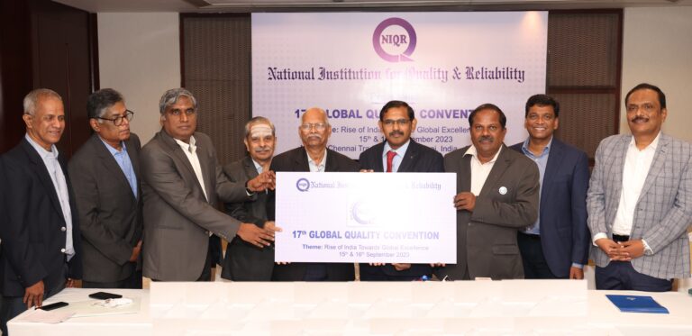NIQR to Organise 17th Edition ofGlobal Quality Convention in Chennai