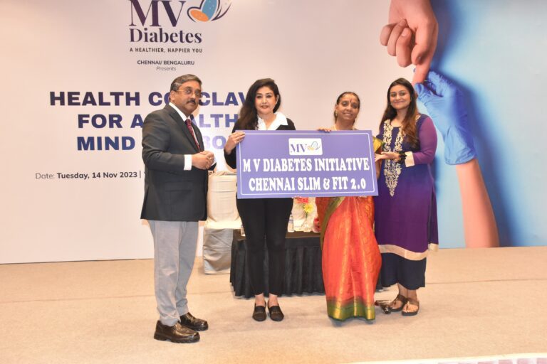 M.V. Diabetes unveils “Chennai Slim & Fit 2.0” on World Diabetes Day 2023