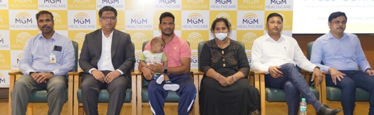 11-month-old brave infant defeats Liver Cancer: Innovative Live Liver Transplant Successfully Performed by Doctors at MGM Healthcare