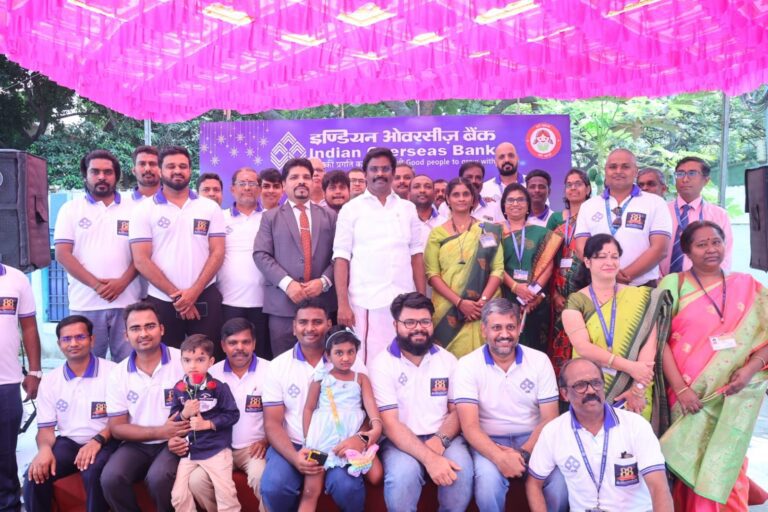 Indian Overseas Bank Purasaiwalkam branch commemorated its 88th Foundation Day
