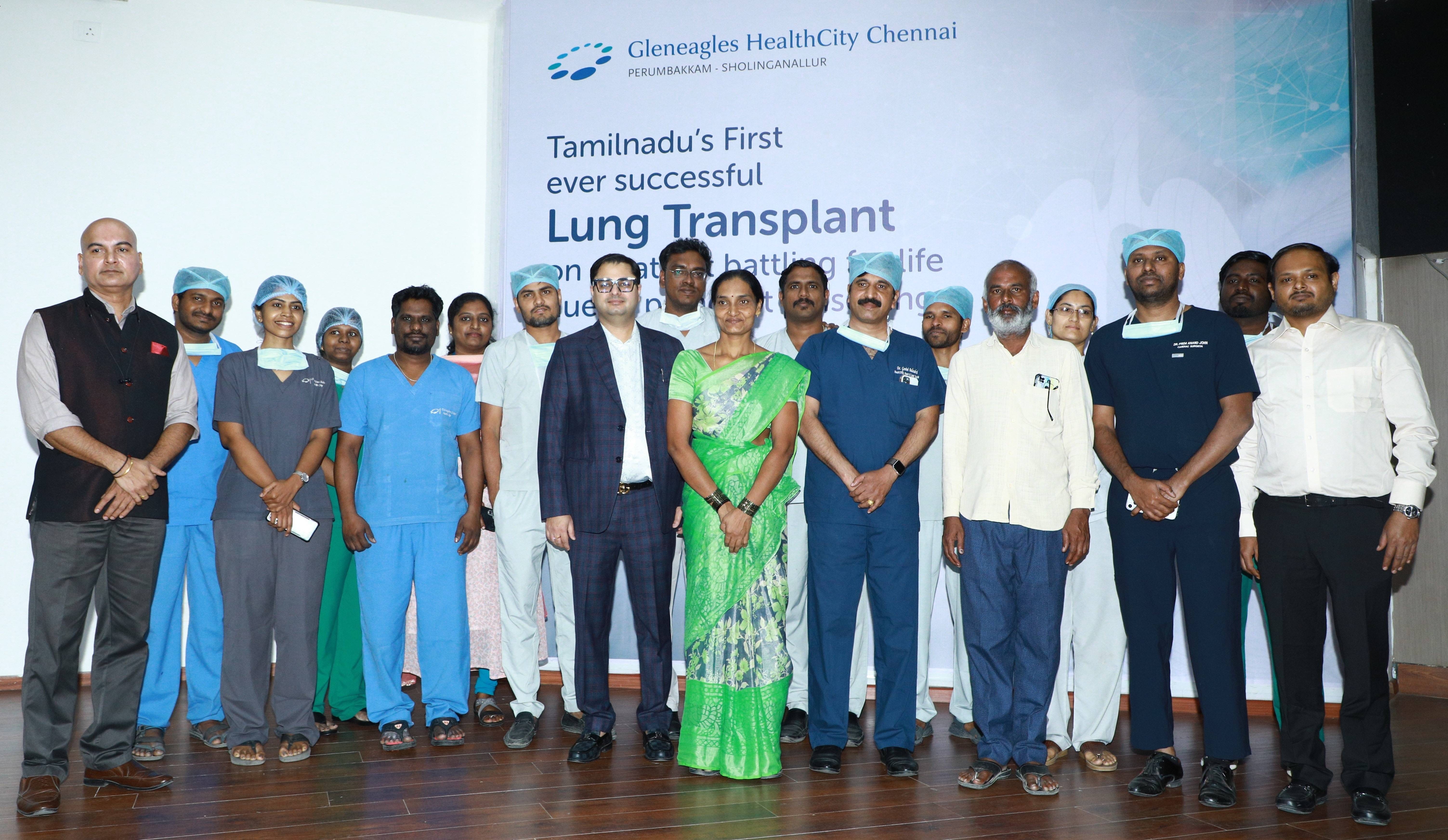 27-Year-Old Housewife Successfully Undergoes Lung Transplantation at Gleneagles Health City Chennai