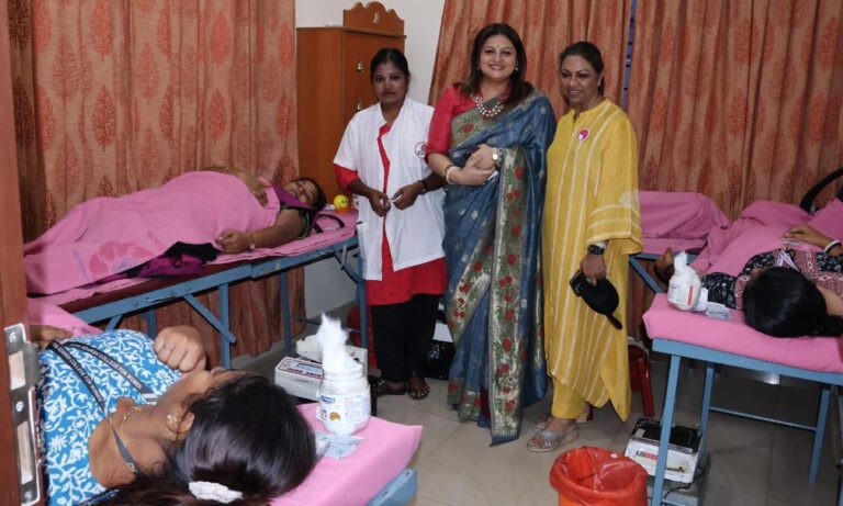 Over 600 Benefit from Punjab Association’s Free Health Camp at Anna Adarsh College for Women