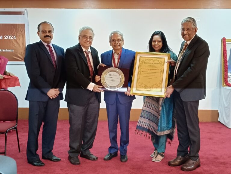 Dr. Mohan’s Diabetes Specialties Centre Honours Kris Gopalakrishnan with Lifetime Contribution Award