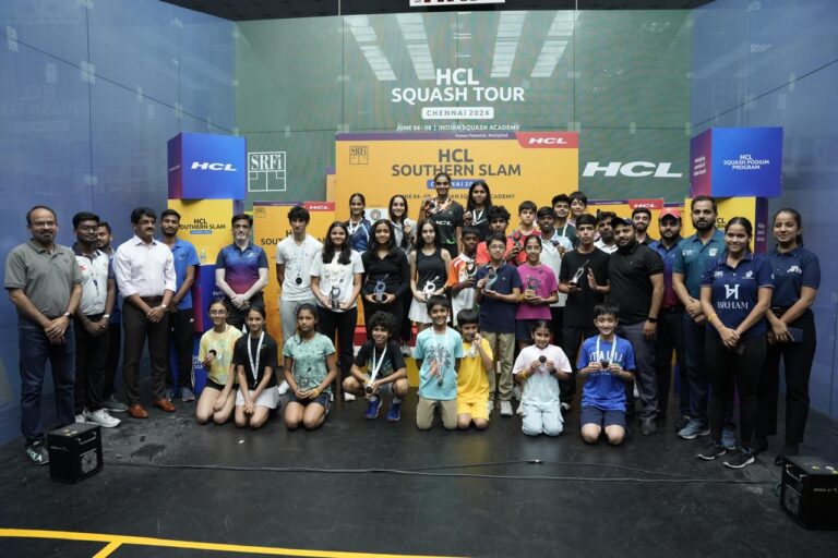 Successful Finish for Chennai Leg of HCL Squash Tour & Southern Slam