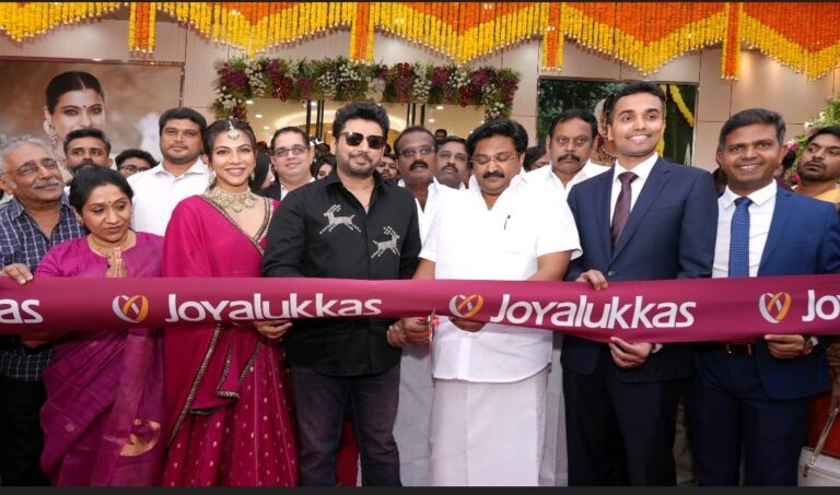 Joyalukkas’ inaugurated Second and Newest Showroom at Velachery for World-Class Jewellery experience