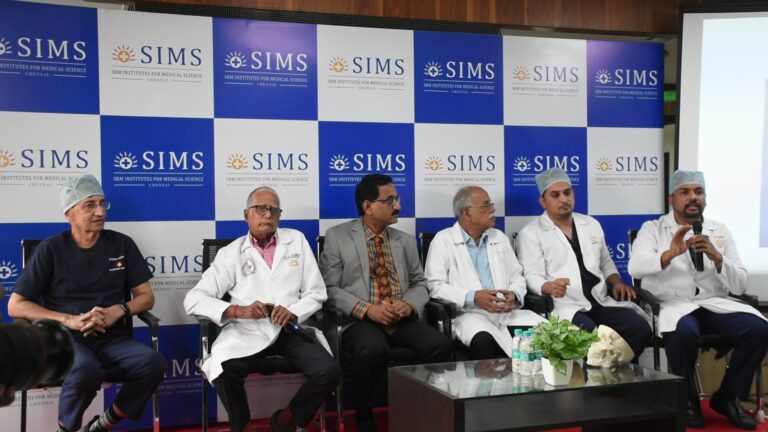 SIMS Hospital successfully conducts transformative surgery for a 3-year-old girl child afflicted with a rare medical condition