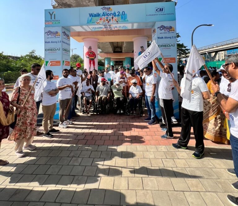 “Young Indians ‘Walk Along 2.0’ Powered by CREDAI Chennai: Raising Awareness for Disabilities”