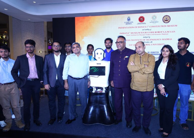 JGU and IIT Madras Collaborate to Design Advanced Robot Tour Guide for India’s First Constitution Museum 