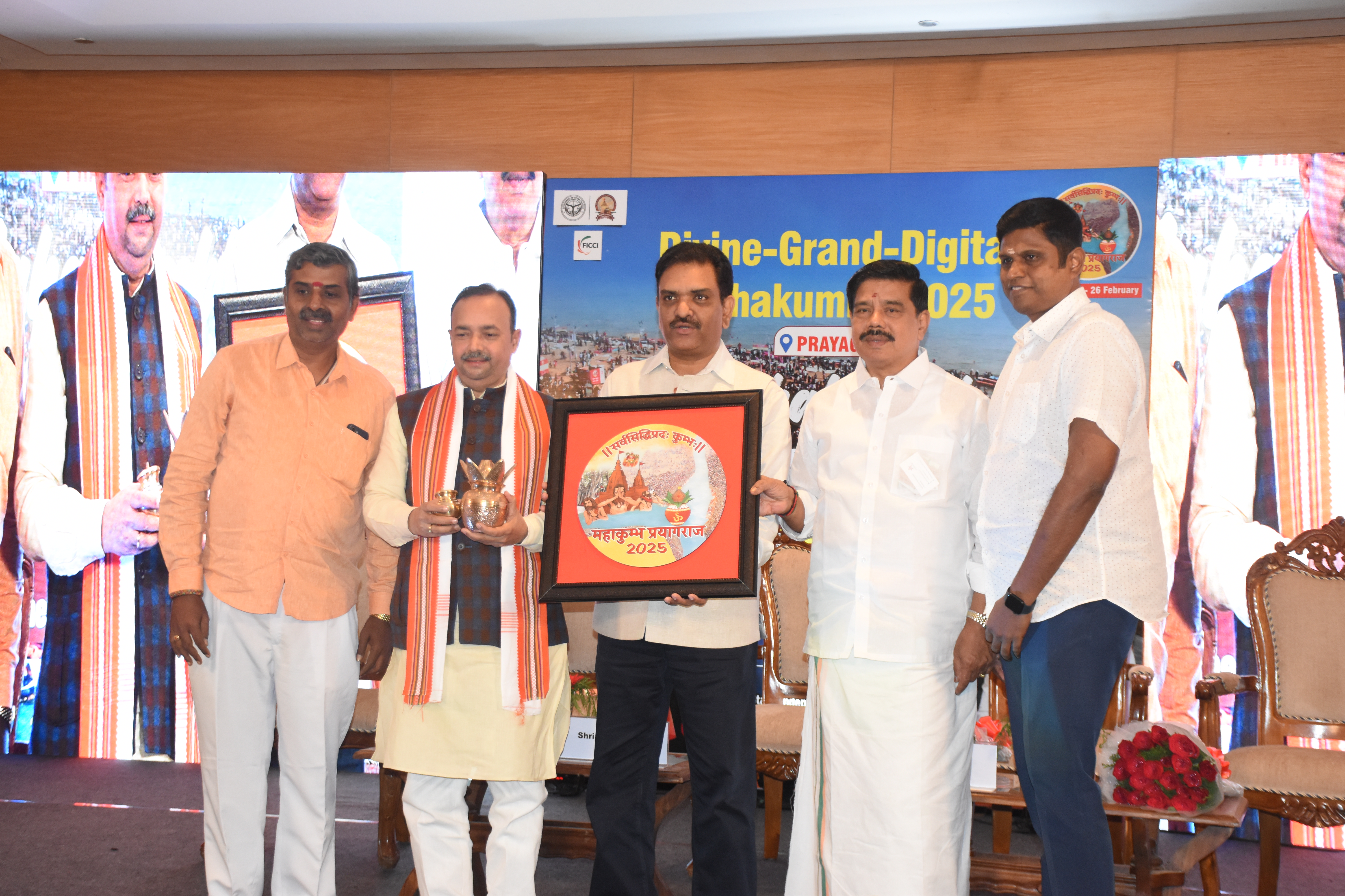 Uttar Pradesh Minister of States’ Shri JPS Rathore & Shri Asim Arun Leads Roadshow for Prayagraj Mahakumbh-2025 in Chennai