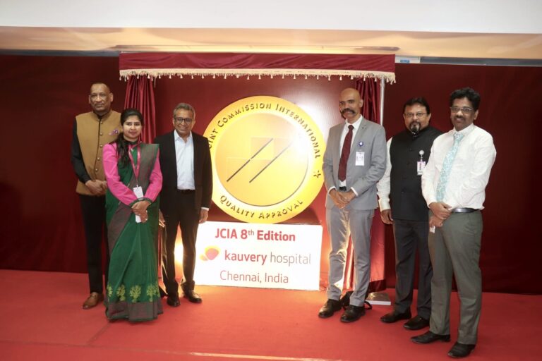 Kauvery Hospital Vadapalani awarded Gold Seal of Approval by JCI, World’s First Hospital to Achieve the Latest 8th Edition Standards