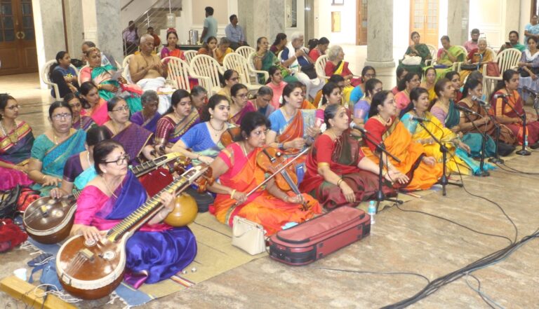 IFAS conducts Saint Thyagaraja Aaraadhana Day; Group rendition of Pancharatna Kritis