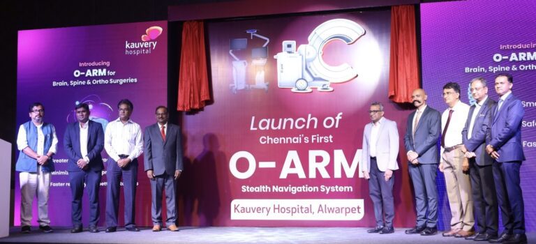 Chennai gets its first O-ARM with Navigation system for advanced brain, spine and orthopaedic surgeries at Kauvery Hospital