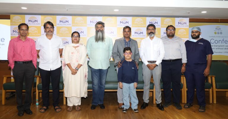 MGM Healthcare Performs Landmark Renal Re-Transplant on 12-Year-Old Born Without Abdominal Veins