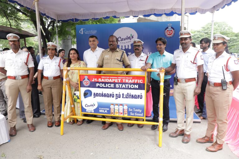Cavin’s Extends Gratitude to Chennai Traffic Police for their Relentless Commitment