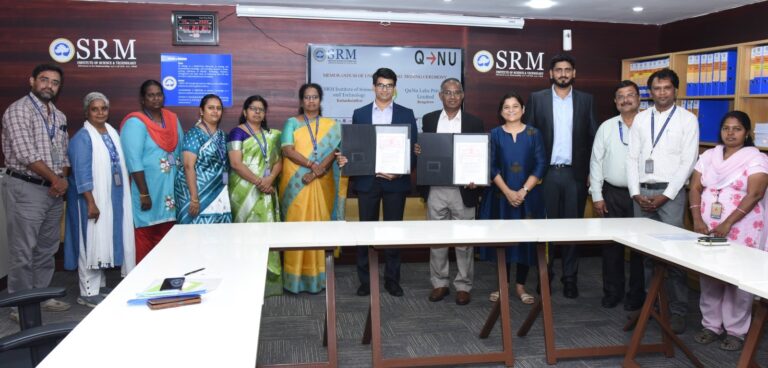 SRMIST and QNu Labs Ink Strategic MoU to Establish Quantum Communication Hub in Tamil Nadu
