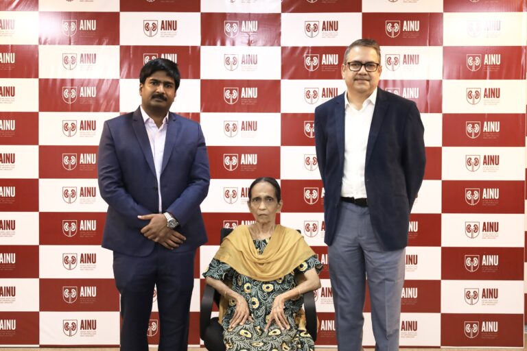 AINU Chennai Successfully Performs Advanced Laparoscopic Surgery to Remove 10cm Kidney Tumour in 76-Year-Old Woman