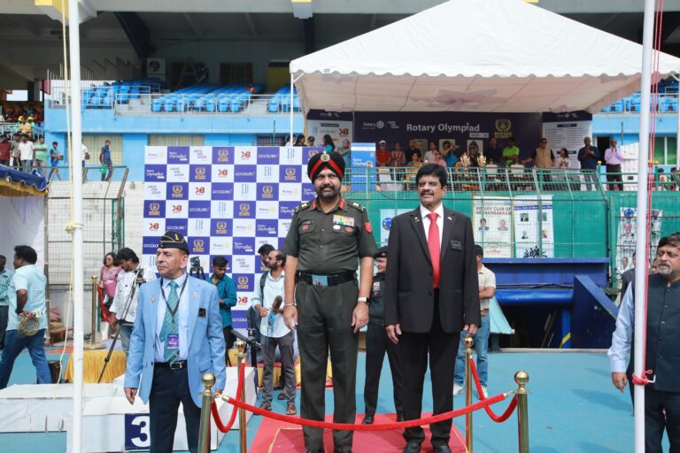 Rotary Olympiad 2025 Sees Grand Success with Over 1,500 Students Participating at Nehru Stadium