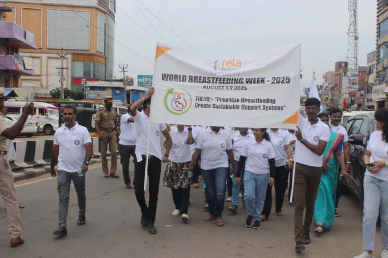 Over 500 Join Rela Hospital’s Walkathon to Promote Maternal Health Advocacy