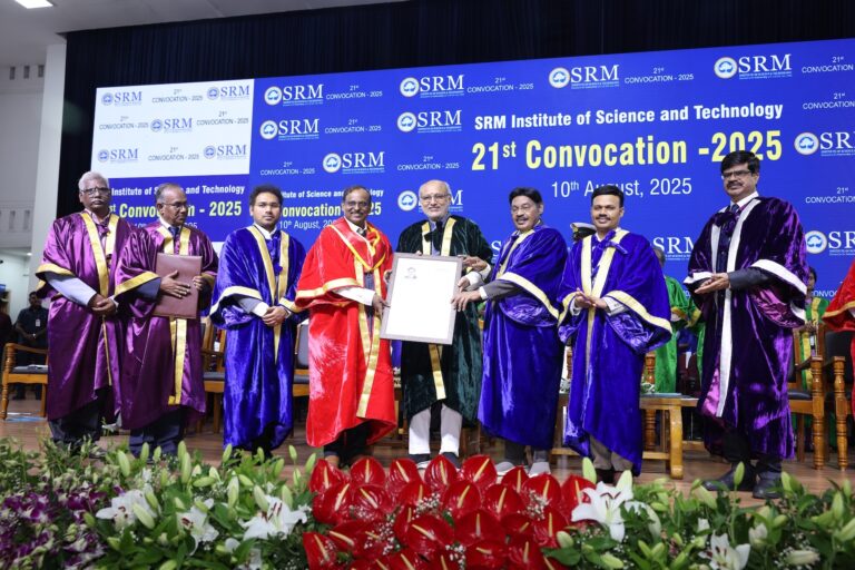 SRM Institute of Science and Technology 21st Convocation 2025 at Kattankulathur