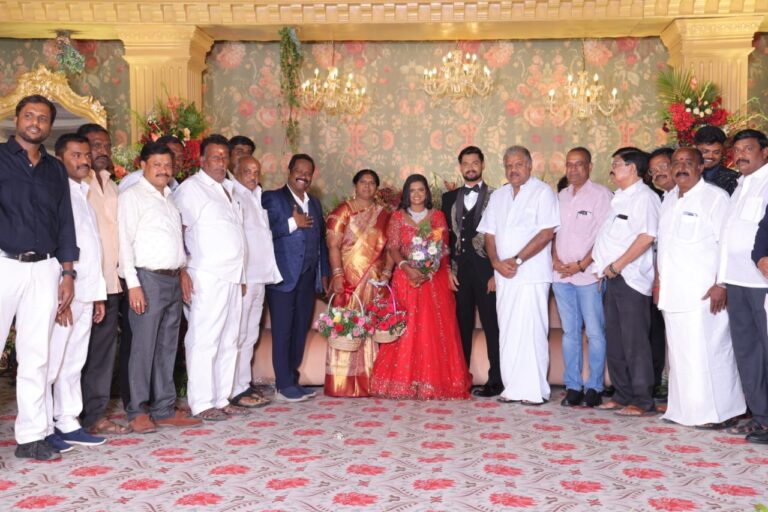 அகில இந்திய ரியல் எஸ்டேட் கூட்டமைப்பின் நிறுவனரும் தேசிய தலைவருமான ஆ.ஹென்றி இல்லத் திருமணவரவேற்பு விழா