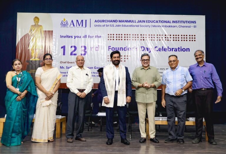 Legacy of Excellence Continues: AM Jain College Celebrates 123rd Founder’s Day with Major Technological Investment