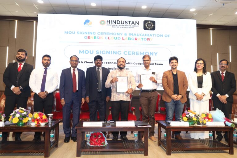 Hindustan Institute of Technology and Science launches India’s First Elite Digital Campus in partnership with Google Cloud