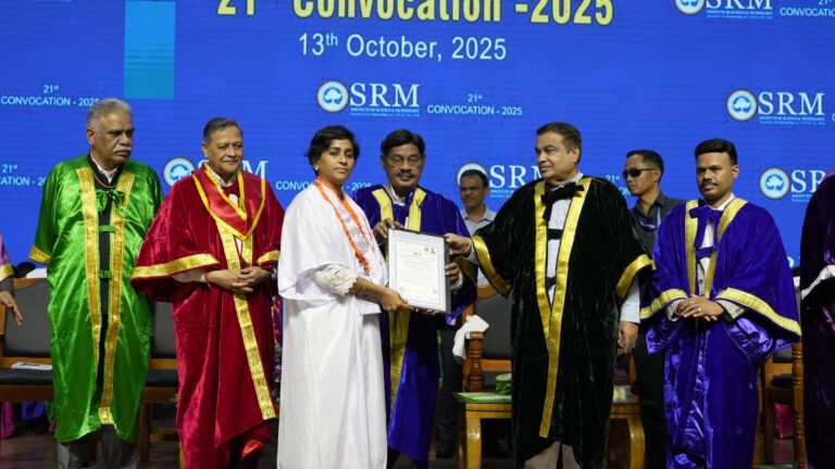 SRM INSTITUTE OF SCIENCE AND TECHNOLOGY21st CONVOCATION – 2025