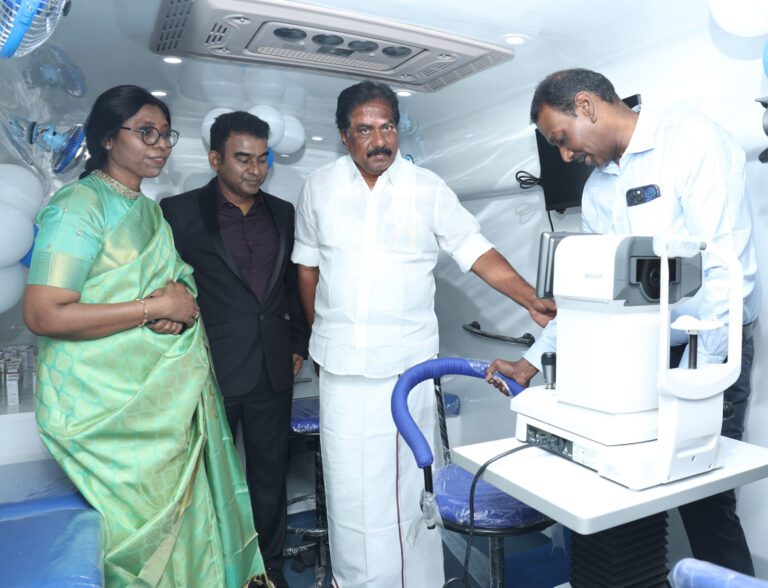 Aathi Eye Hospital Launches South TN’s First Fully Equipped Mobile Eye Clinic for Rural Communities