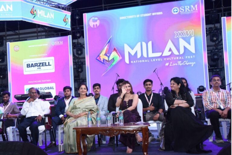 Student-Driven Milan 2026 Opens at SRMIST, Showcasing Teamwork Behind One of India’s Largest Cultural Festivals