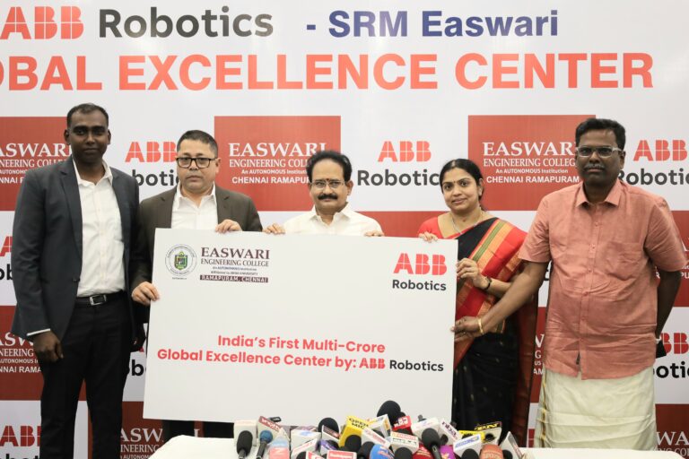 SRM Easwari Engineering College Launches India’s First ABB Global Excellence Center for Robotics