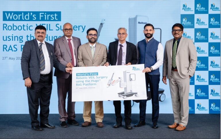 Apollo Hospitals Chennai Performs World’s First Robotic Cancer Surgery for Lymph Node Removal Using Hugo