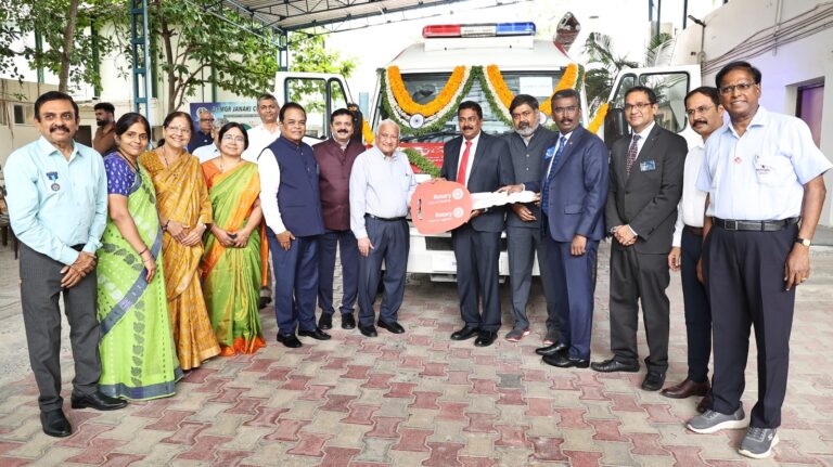 Rotary Delivers Life on Wheels: ₹35 Lakh Blood Donation Van Gifted to Chennai