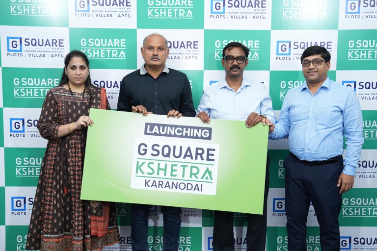 G Square Group Launches ‘G Square Kshetra’ in Karanodai as North Chennai Emerges as the City’s Next Growth & Connectivity Corridor