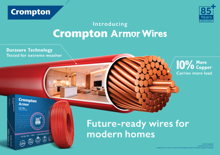 Crompton Enters House Wires